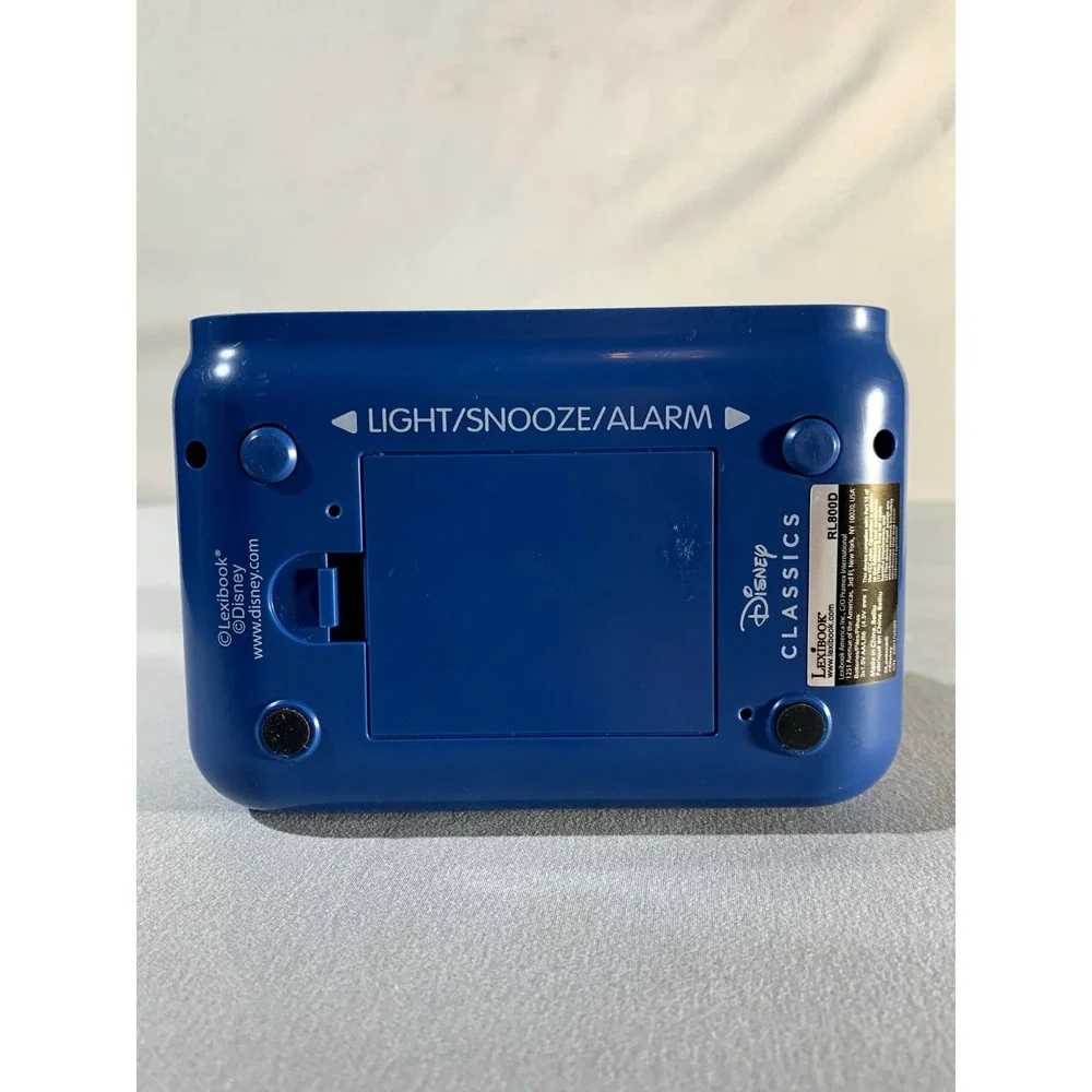 Disney Stitch‎ Alarm Clock Night Light Lexibook Lilo & Stitch Blue Tested RL800D